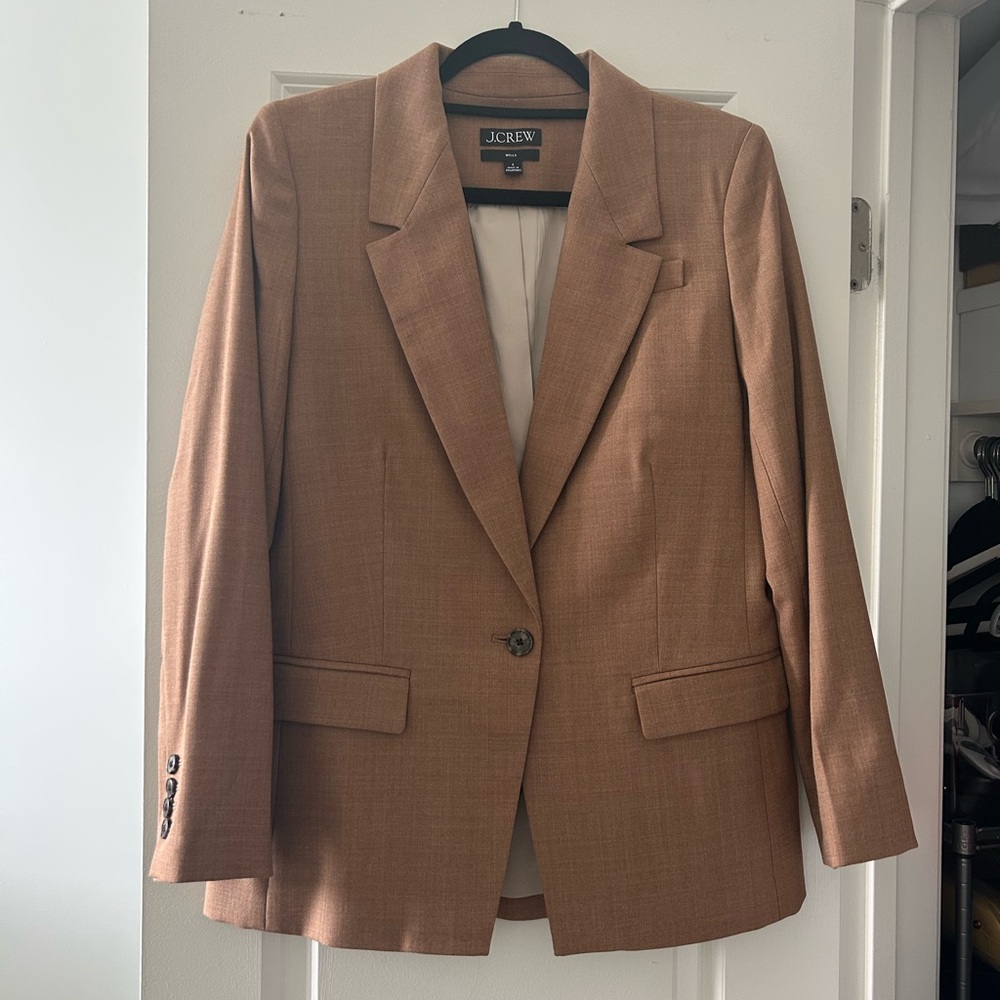 J.Crew Willa Camel Blazer, US6